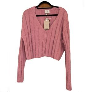 Pacific Republic Pull Bear Cropped Oversized Cardigan New With Tag Size L